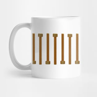 Screw Array, Brass Mug